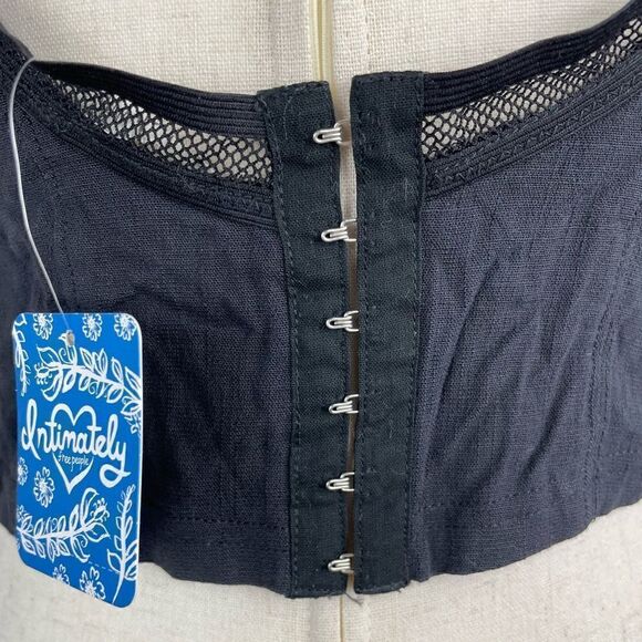 NWT Free People Intimately Lace Up Halter Top Size XL - Picture 5 of 7